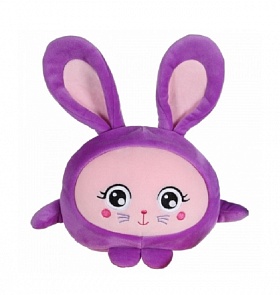 Игрушка из серии Squishimals - Фиолетовый зайка, 20 см. (1toy, Т14198)